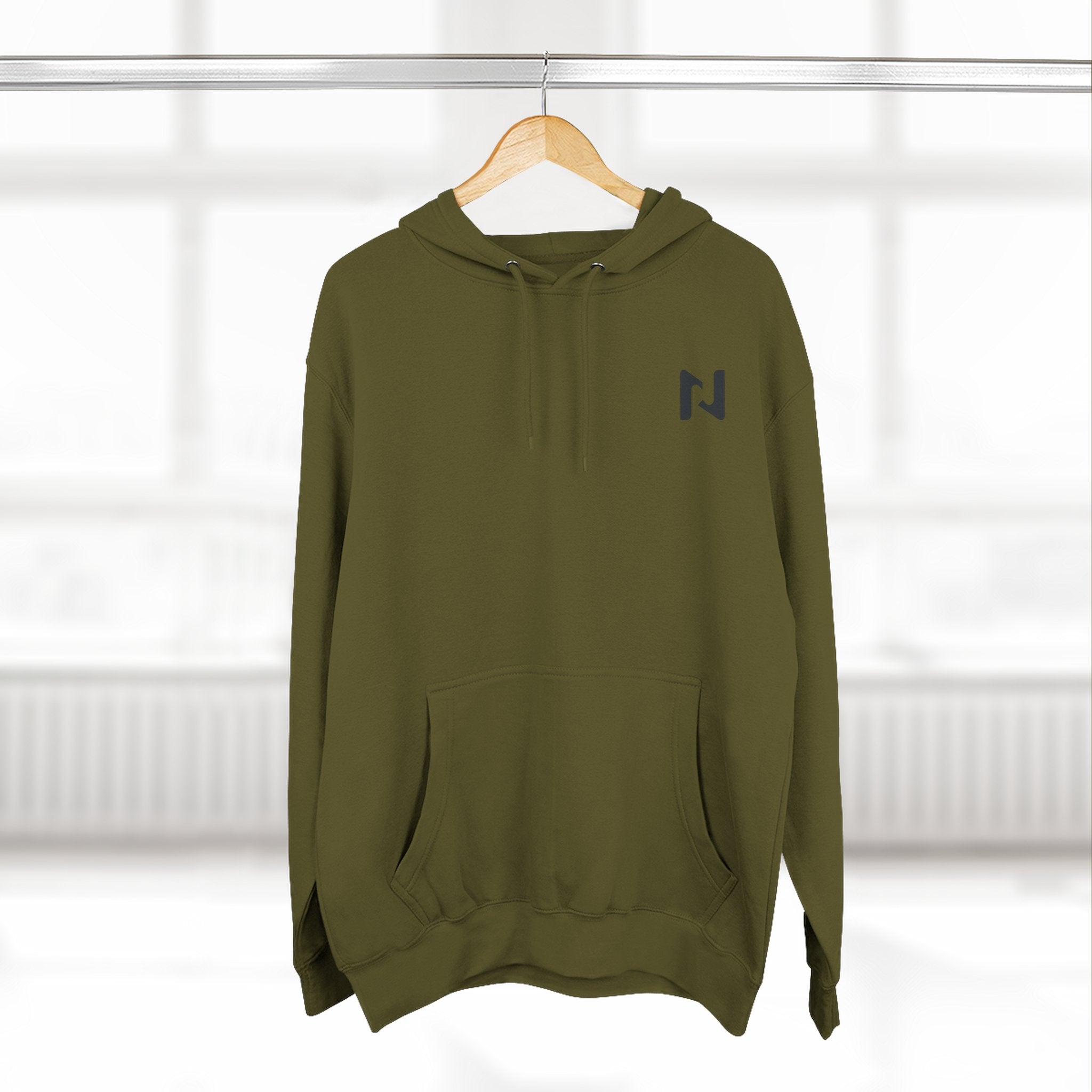 Hustle Wear Fleece Hoodie — 'HUSTLE WEAR: Define Your Style' Graphic Hoodie