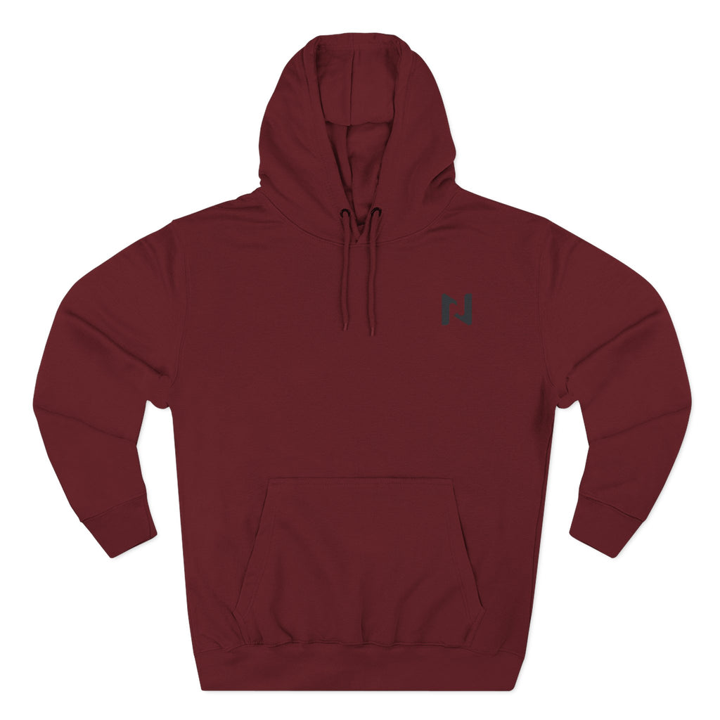 Hustle Wear Fleece Hoodie — 'HUSTLE WEAR: Define Your Style' Graphic Hoodie