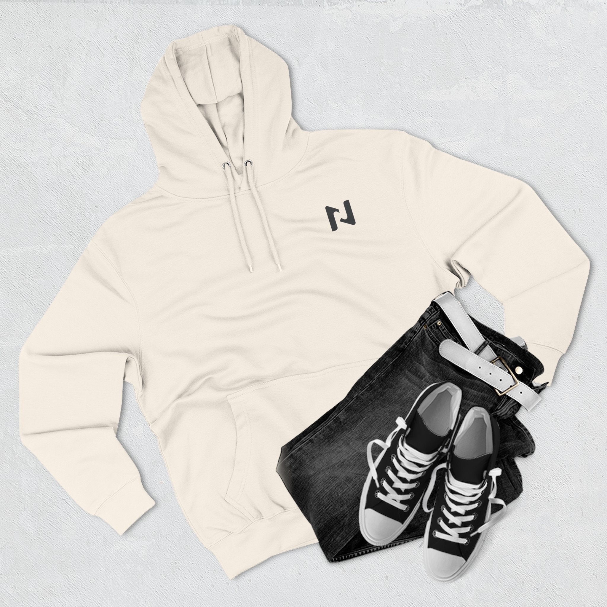 Hustle Wear Fleece Hoodie — 'HUSTLE WEAR: Define Your Style' Graphic Hoodie