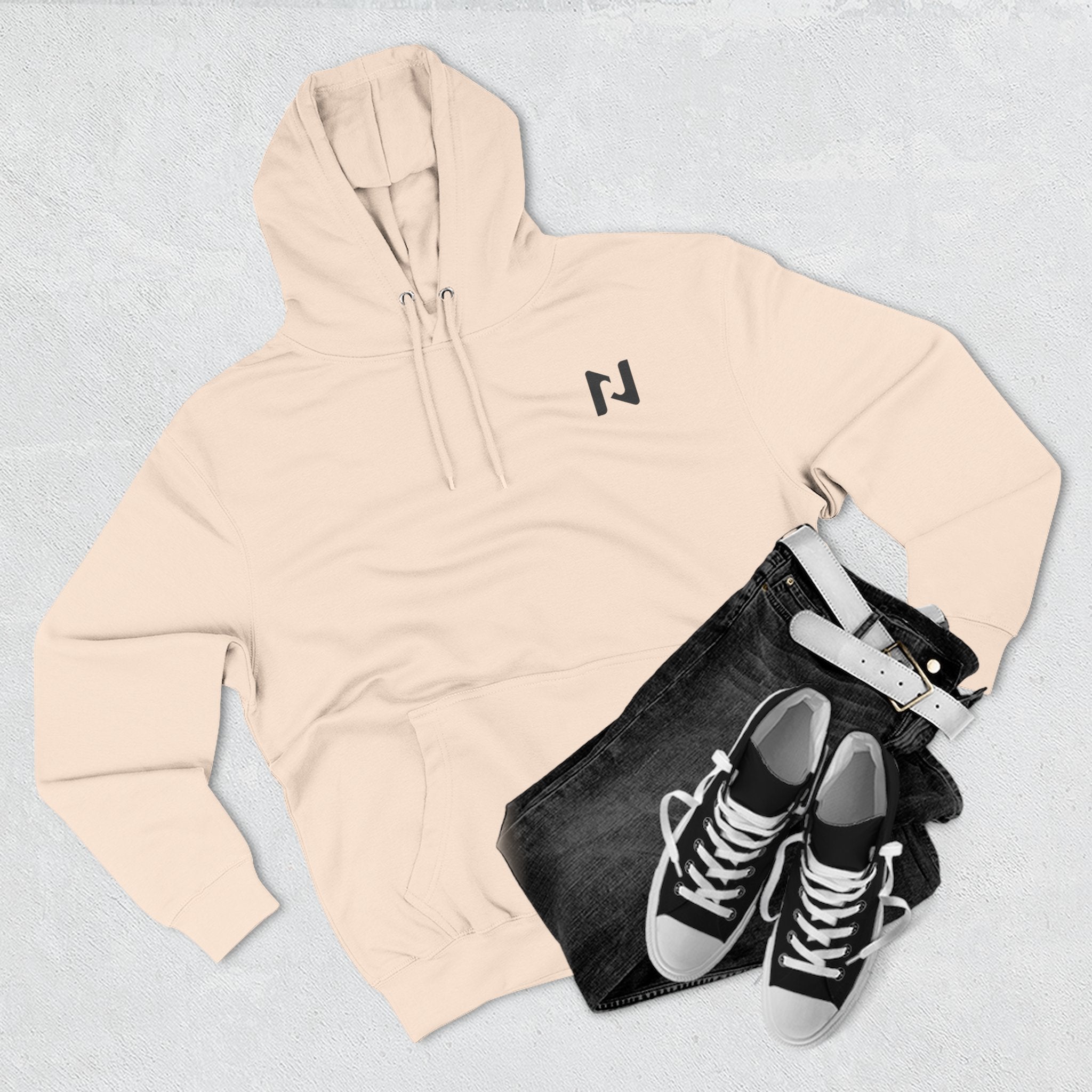 Hustle Wear Fleece Hoodie — 'HUSTLE WEAR: Define Your Style' Graphic Hoodie