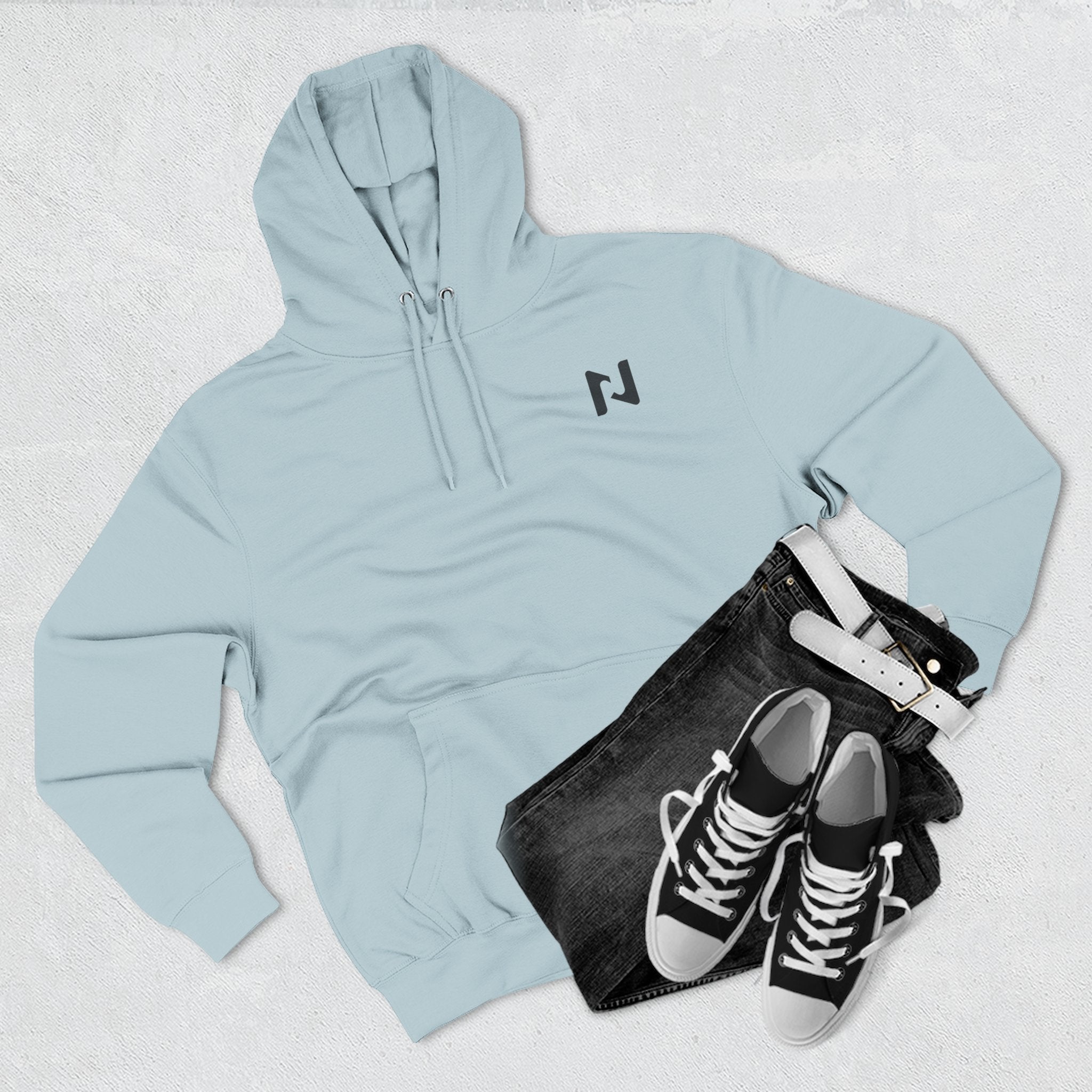 Hustle Wear Fleece Hoodie — 'HUSTLE WEAR: Define Your Style' Graphic Hoodie