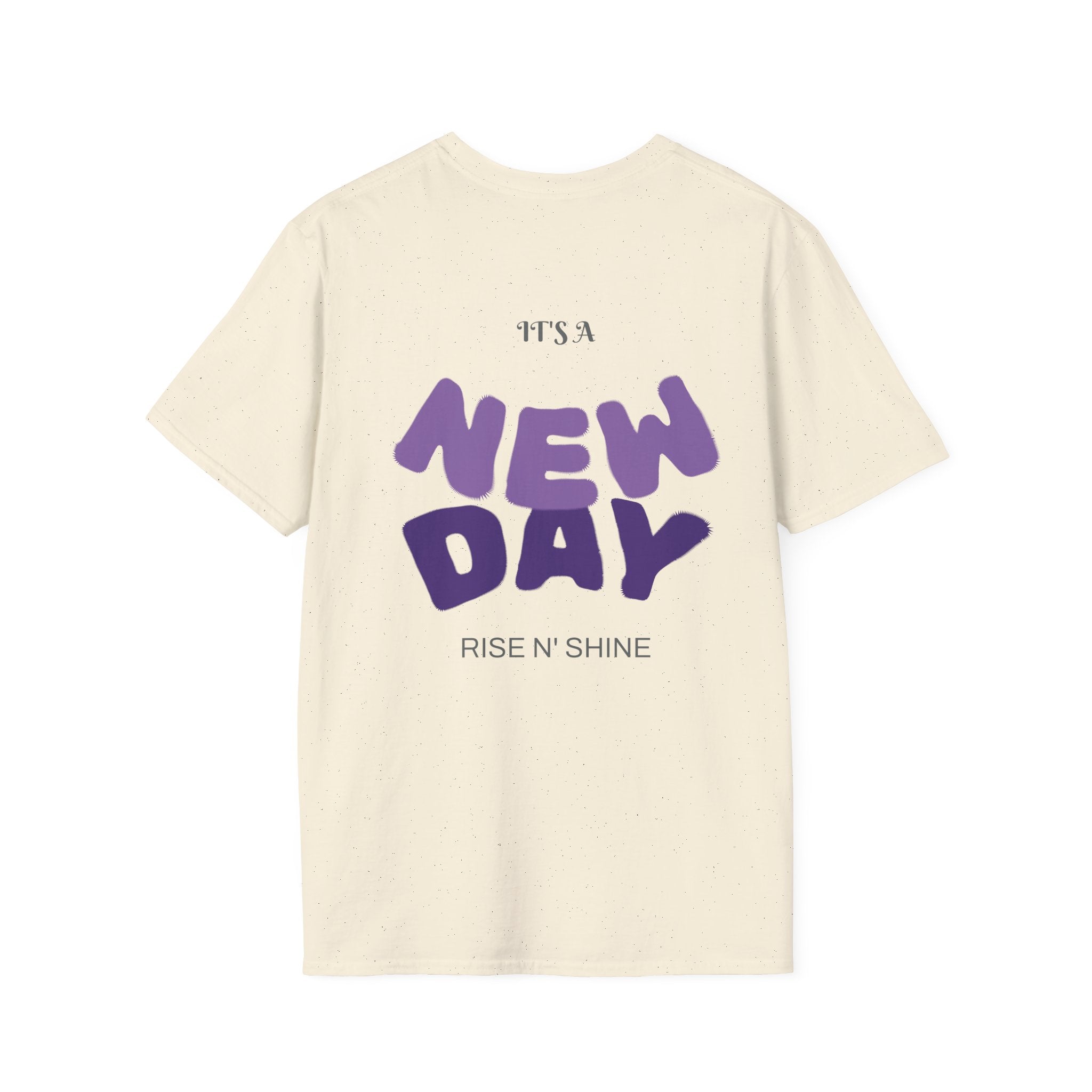 Inspirational Motivational Unisex Softstyle T-Shirt - "It's a New Day"