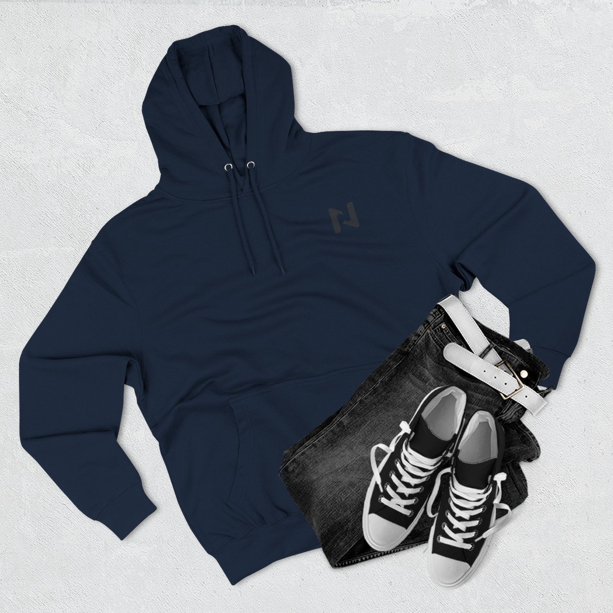 Hustle Wear Fleece Hoodie — 'HUSTLE WEAR: Define Your Style' Graphic Hoodie