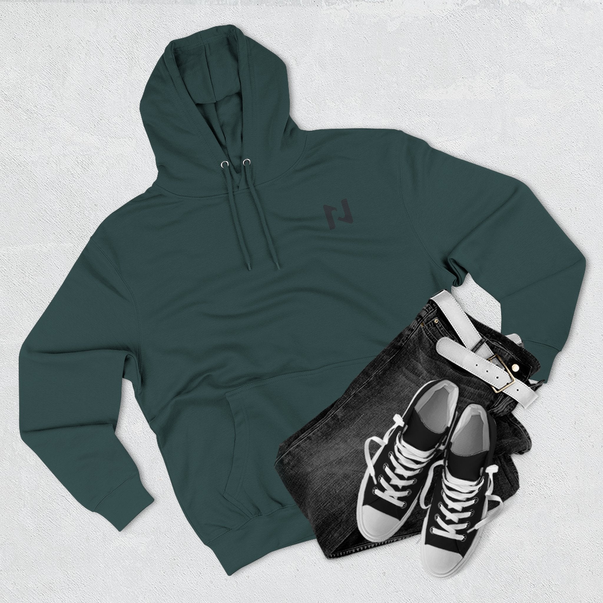 Hustle Wear Fleece Hoodie — 'HUSTLE WEAR: Define Your Style' Graphic Hoodie
