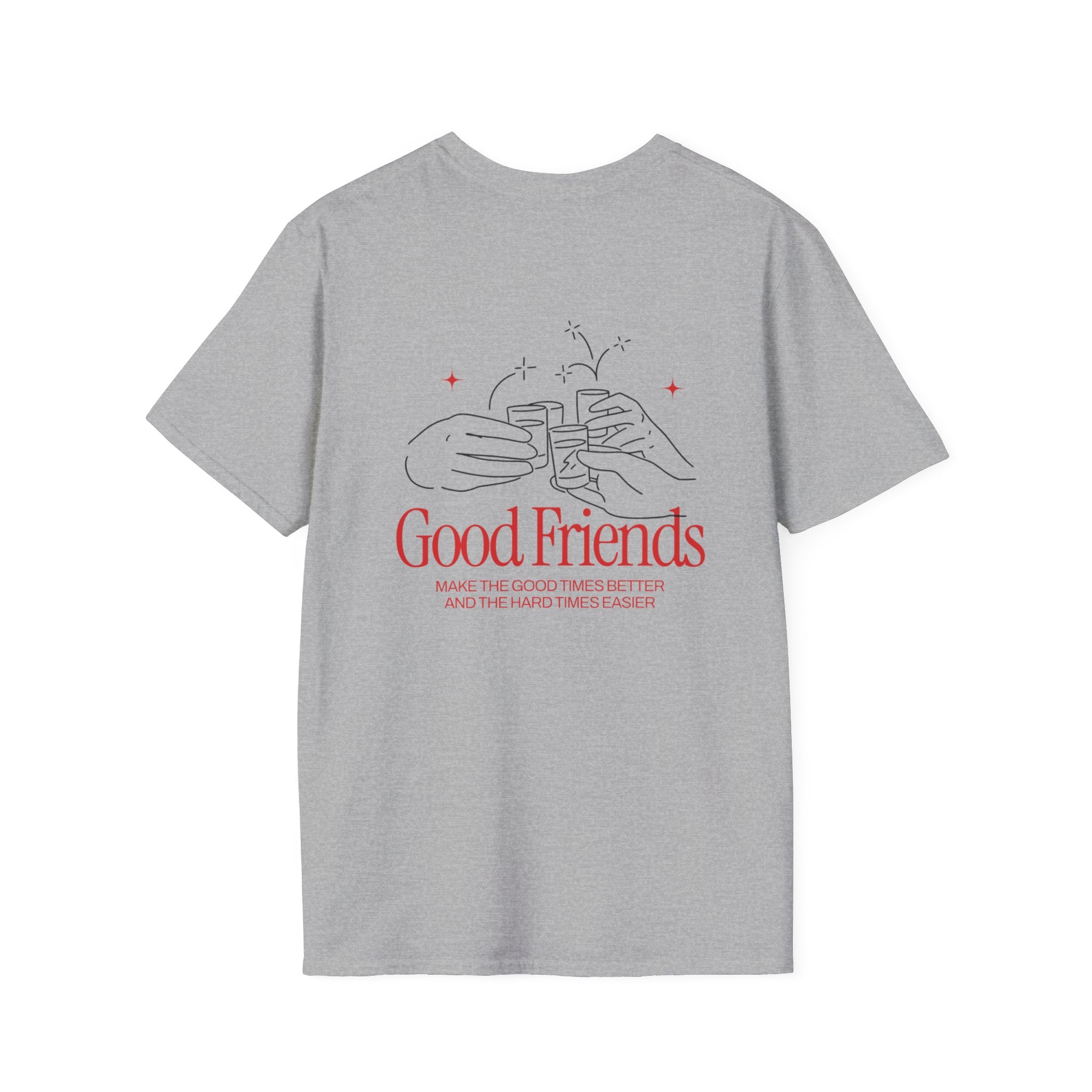 Good Friends Unisex Softstyle T-Shirt - Celebrating Friendship