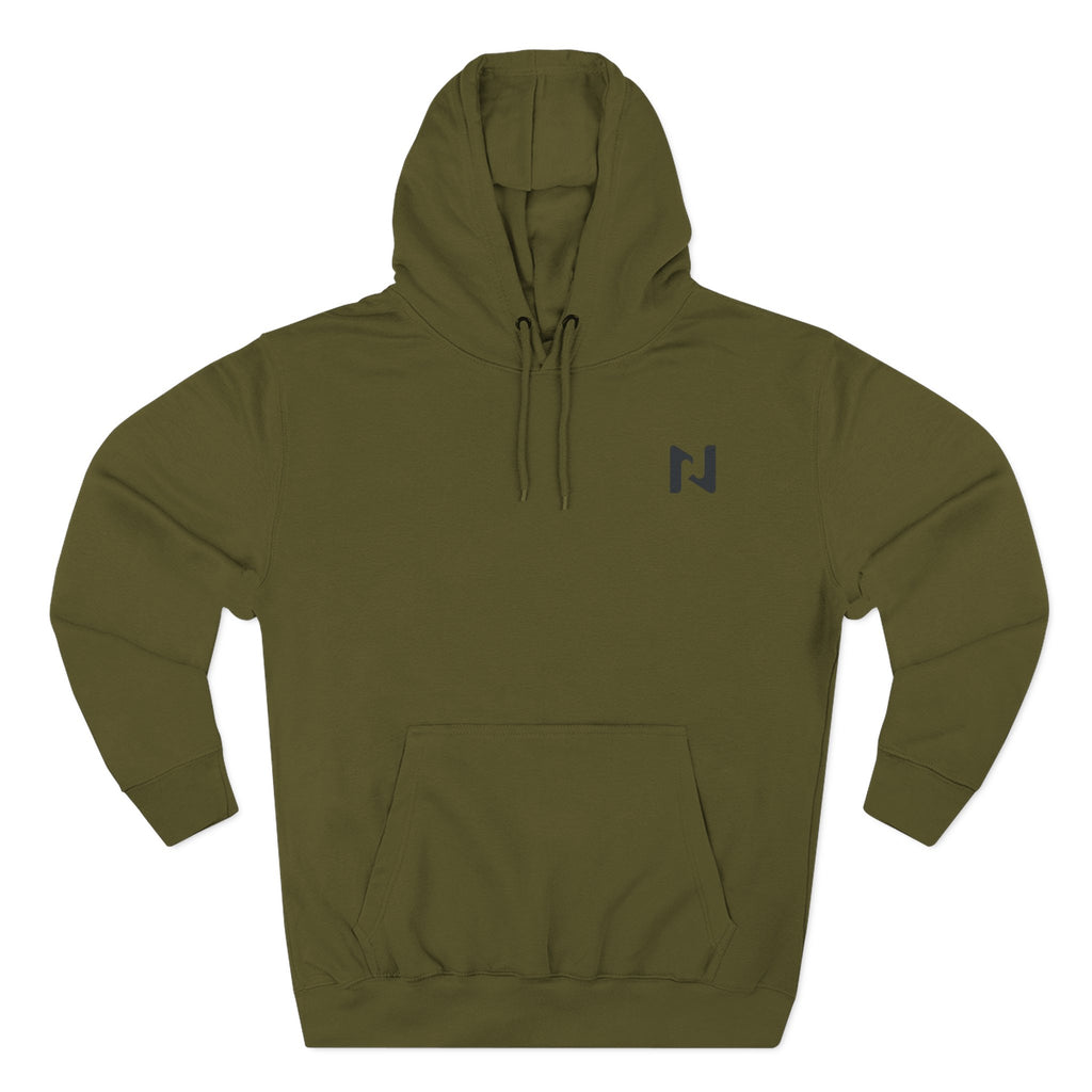 Hustle Wear Fleece Hoodie — 'HUSTLE WEAR: Define Your Style' Graphic Hoodie