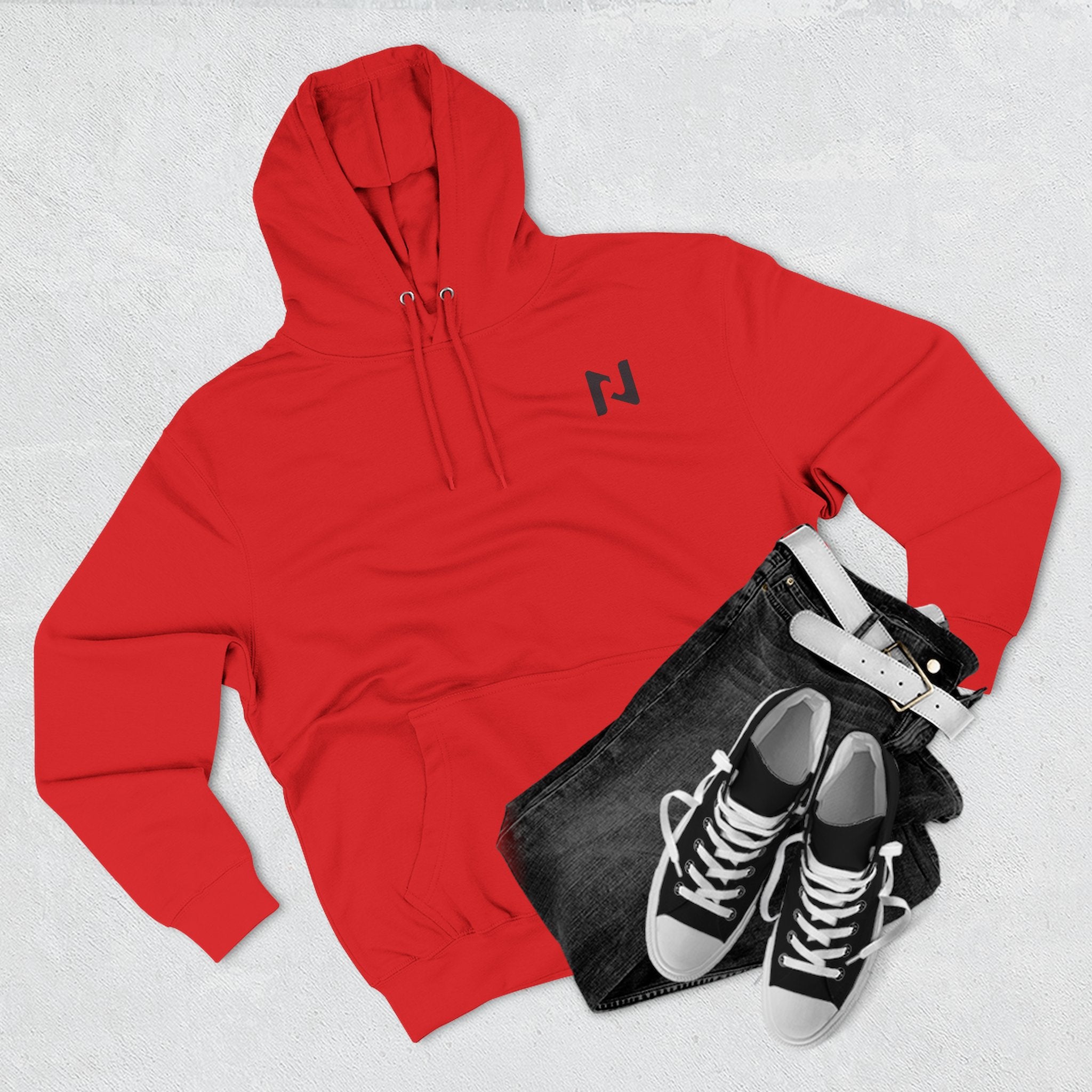 Hustle Wear Fleece Hoodie — 'HUSTLE WEAR: Define Your Style' Graphic Hoodie