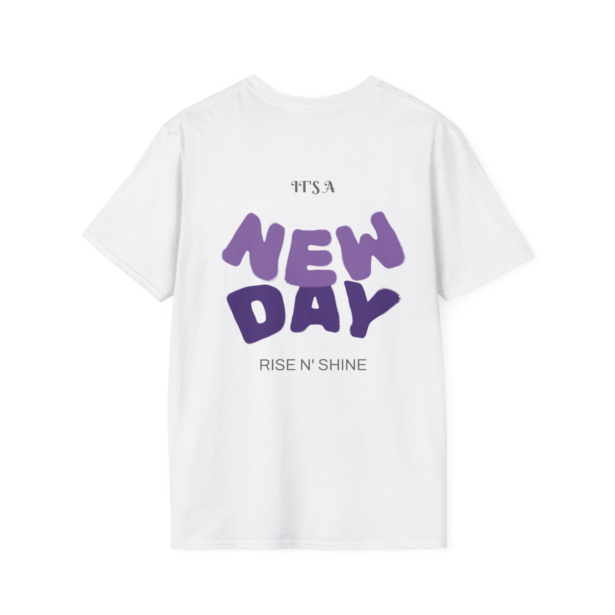 Inspirational Motivational Unisex Softstyle T-Shirt - "It's a New Day"